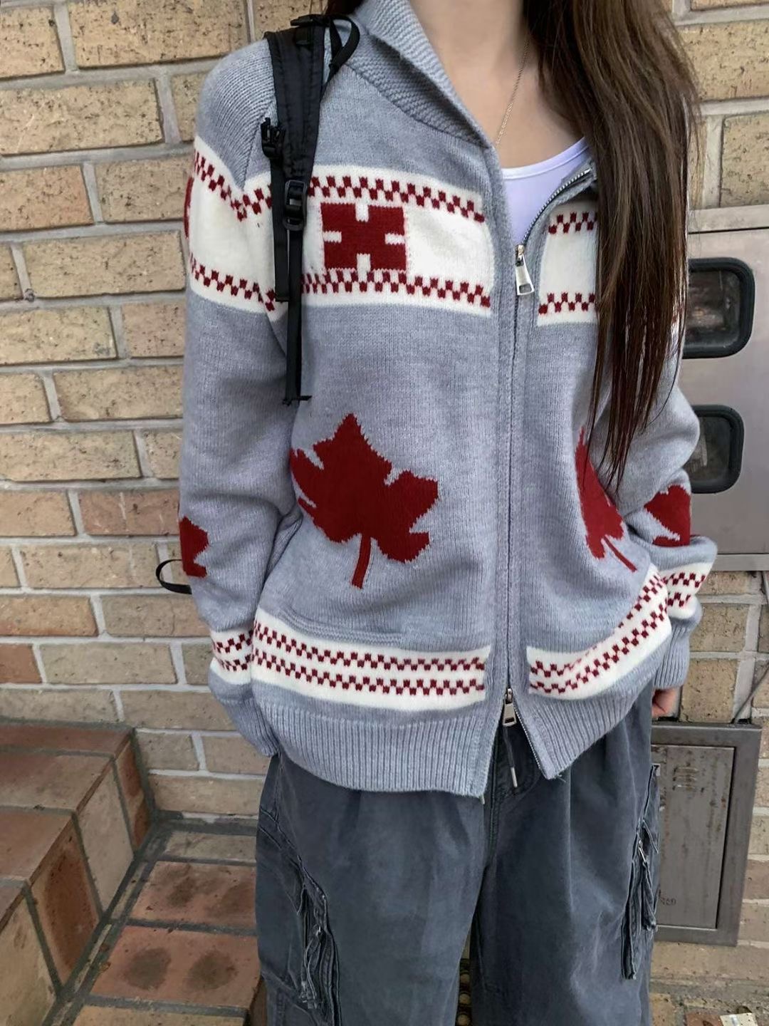 CHEEMI東大門㊣直郵女士新品人氣休閑25秋冬真品時尚推薦毛衣CHEEMI毛衣圖色1