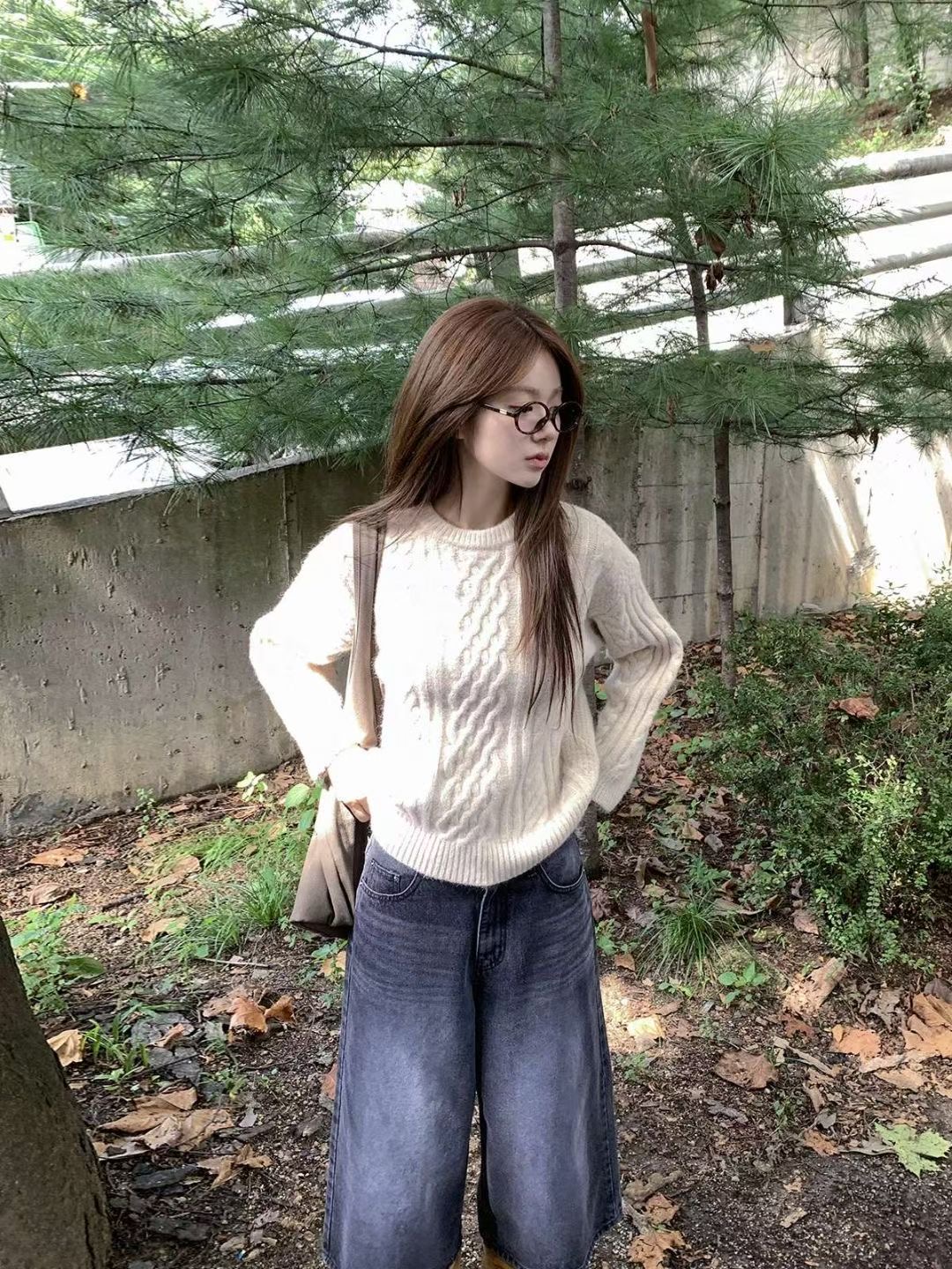 CHEEMI韓國直郵㊣女士新品25秋冬時尚休閑真品職業人氣毛衣CHEEMI毛衣