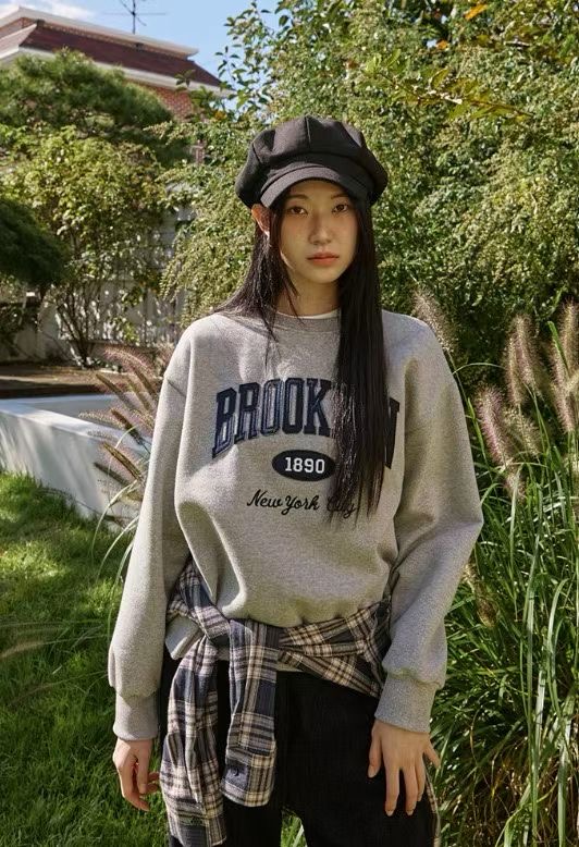 LATTE東大門㊣實拍女士新品真品休閑人氣熱賣25秋冬時尚衛衣LATTE衛衣