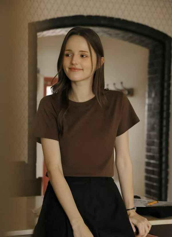 LATTE東大門㊣實拍女士新款真品推薦人氣休閑熱賣時尚職業T恤LATTET恤圖色3