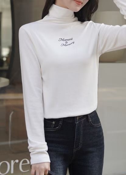 LATTE東大門㊣直郵女士新款熱賣時尚休閑職業推薦25秋冬長袖T恤LATTE長袖T恤