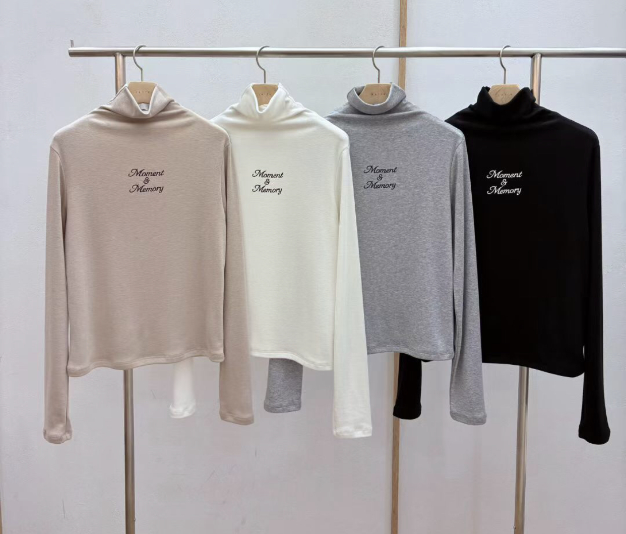 LATTE東大門㊣直郵女士新款熱賣時尚休閑職業推薦25秋冬長袖T恤LATTE長袖T恤圖色3左三色