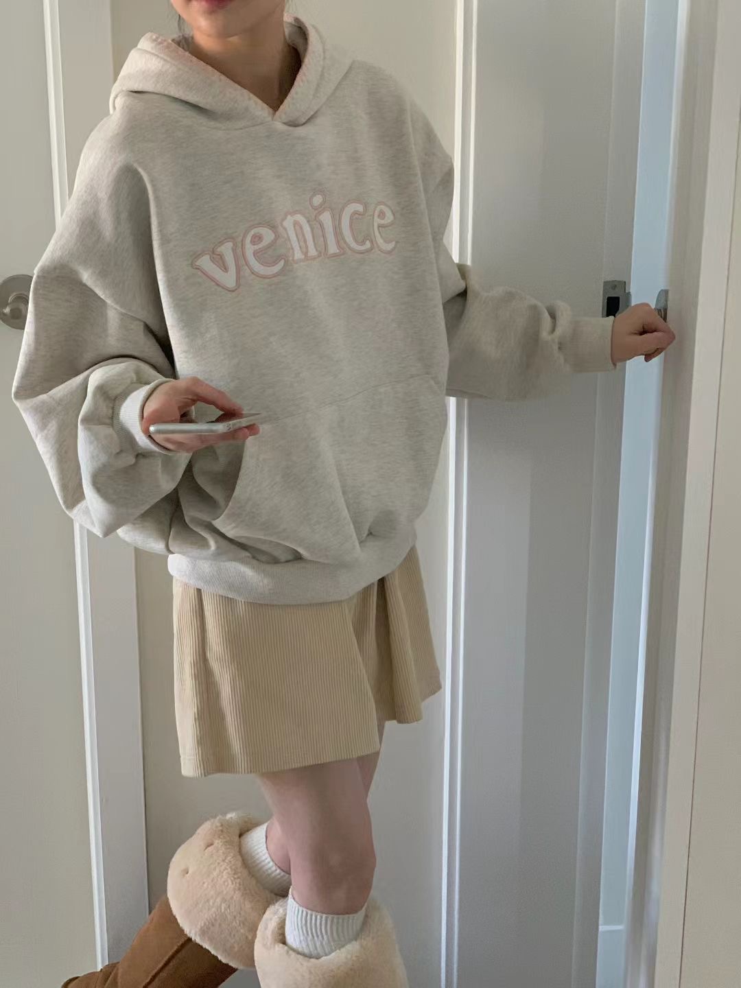 OBE東大門㊣代購女裝新款推薦真品熱賣時尚人氣休閑職業衛衣OBE衛衣圖色2