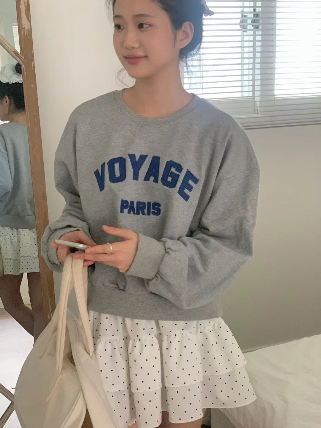 OBE東大門㊣代購女裝新款推薦熱賣25秋冬職業人氣真品時尚衛衣OBE衛衣