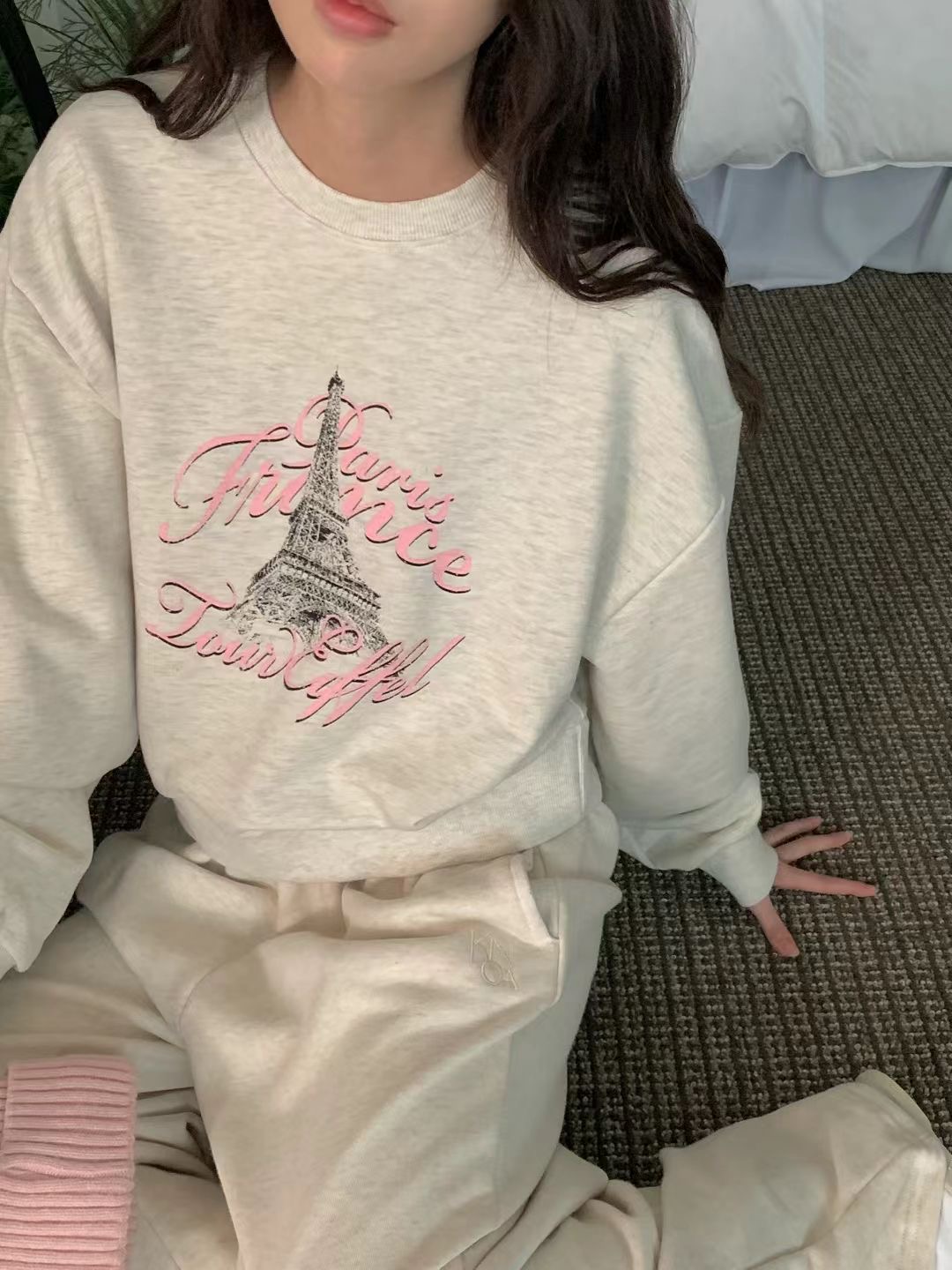 OBE東大門㊣直郵女裝新款真品推薦25秋冬熱賣職業休閑人氣衛衣OBE衛衣