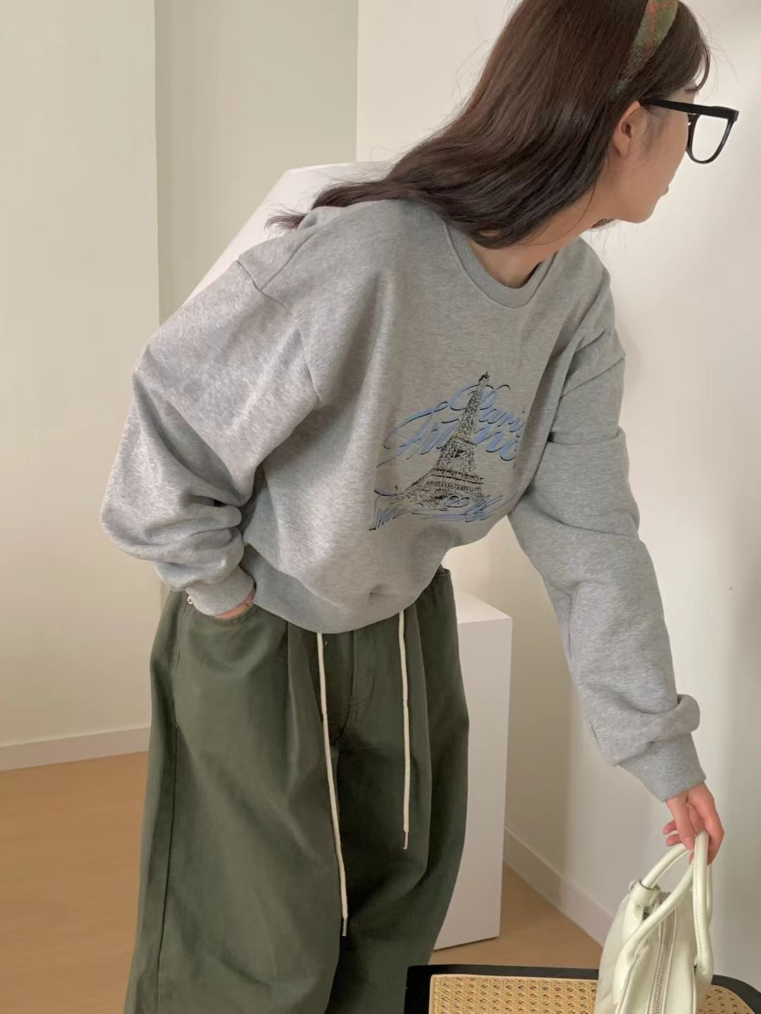 OBE東大門㊣直郵女裝新款真品推薦25秋冬熱賣職業休閑人氣衛衣OBE衛衣