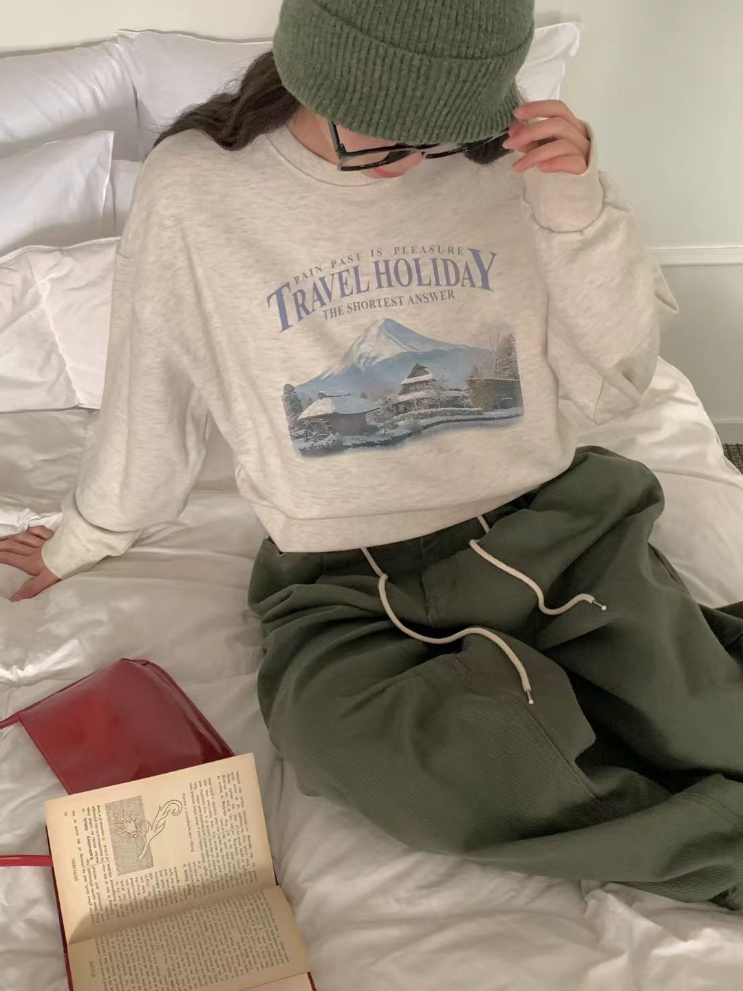 OBE東大門㊣代購女裝新款熱賣真品推薦人氣職業25秋冬時尚衛衣OBE衛衣