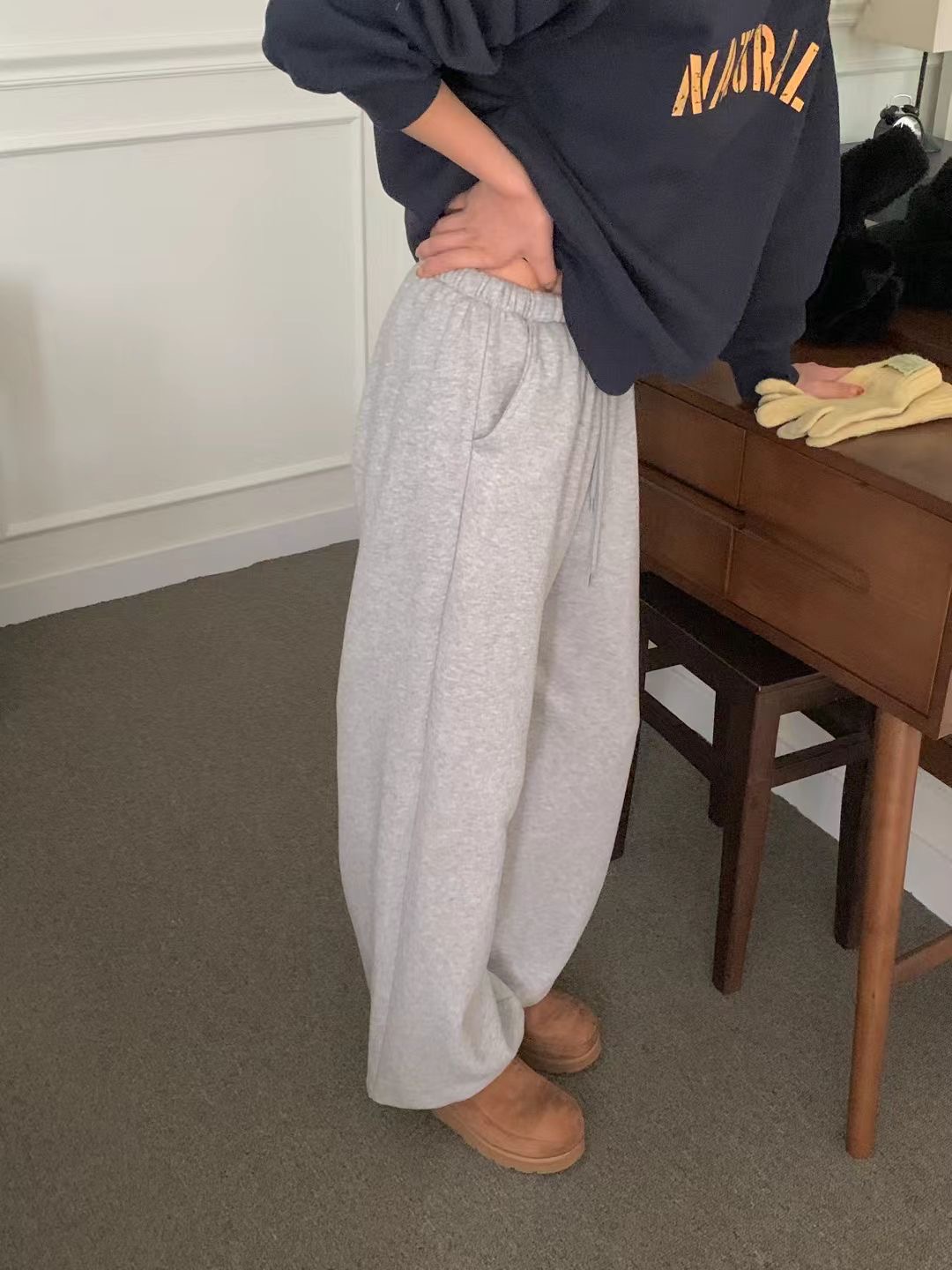 OBE東大門㊣直郵女裝新品時尚推薦真品熱賣25秋冬職業休閑褲OBE休閑褲