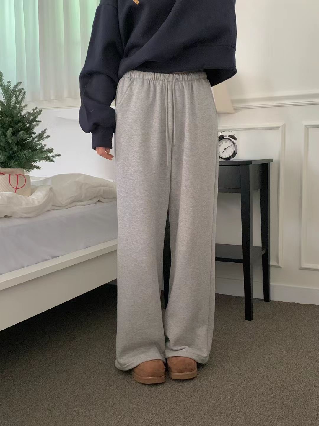 OBE東大門㊣直郵女裝新品時尚推薦真品熱賣25秋冬職業休閑褲OBE休閑褲圖色1