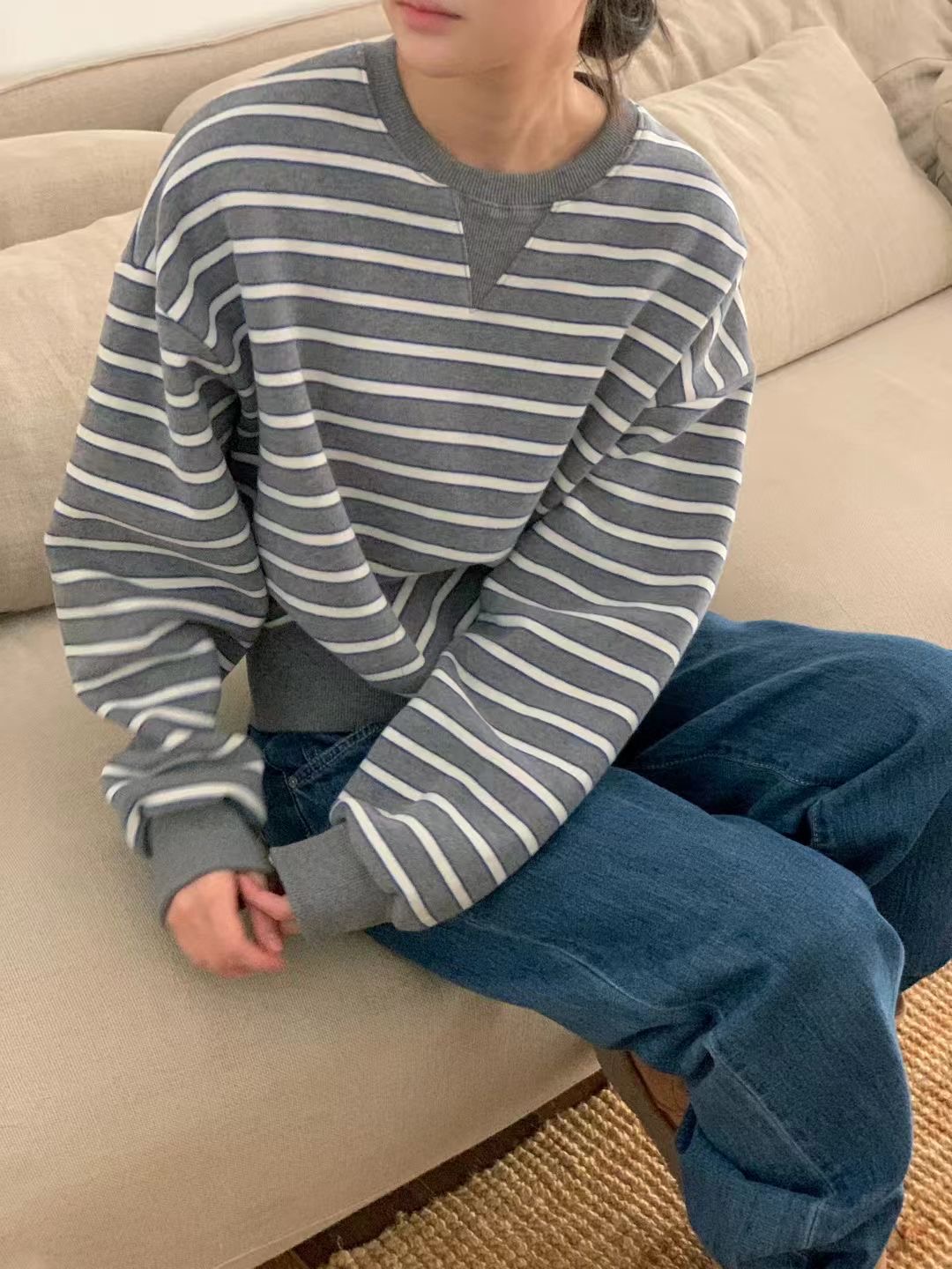 OBE東大門㊣實拍女士新款職業時尚人氣推薦25秋冬休閑熱賣衛衣OBE衛衣