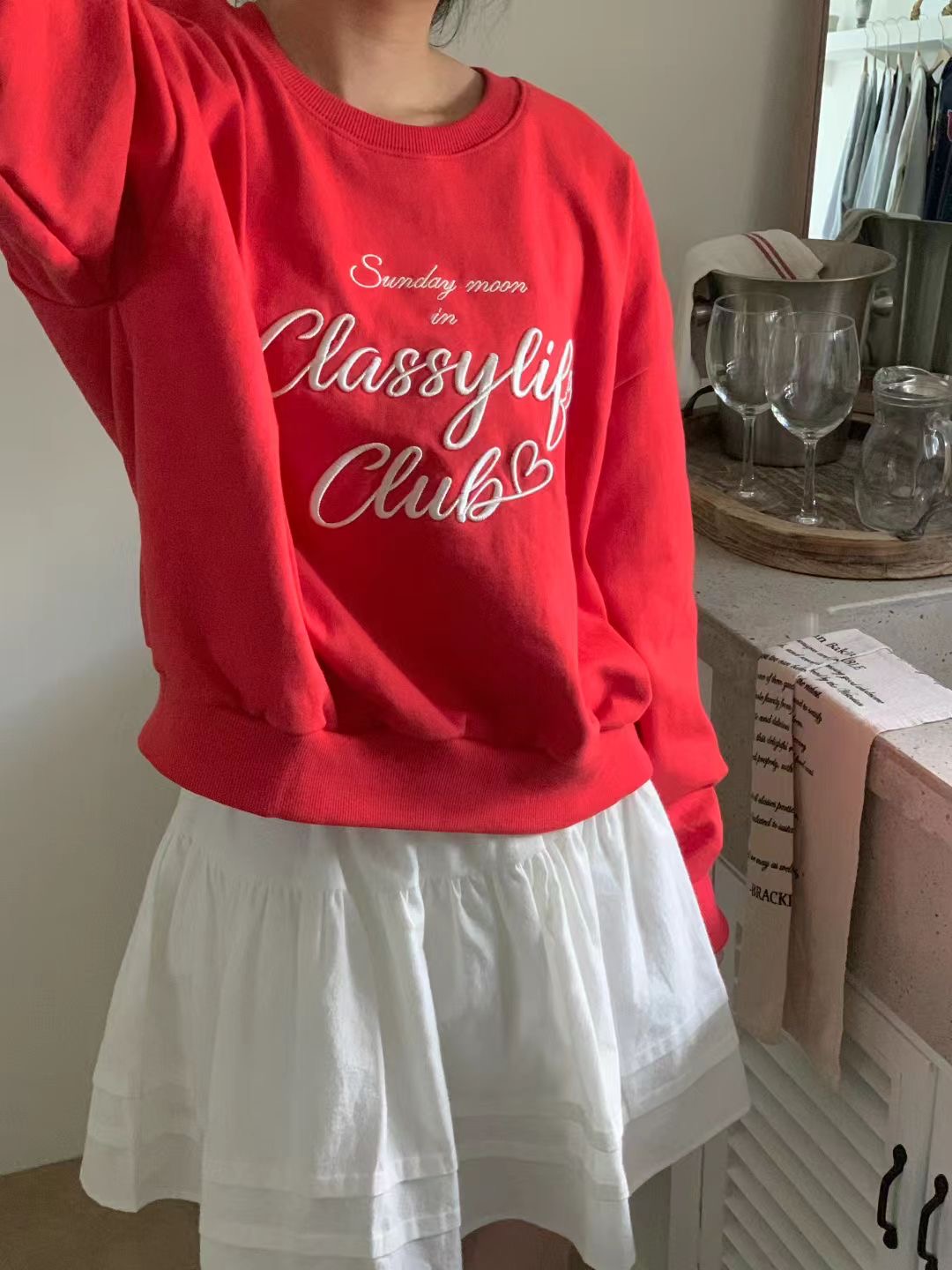 OBE東大門㊣代購女裝新品推薦25秋冬休閑職業熱賣人氣真品衛衣OBE衛衣