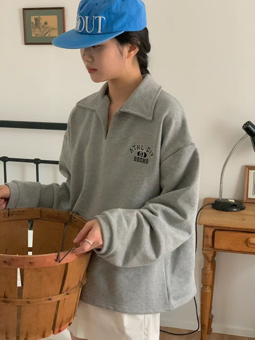 OBE韓國代購㊣女士新款職業時尚推薦真品25秋冬熱賣人氣衛衣OBE衛衣