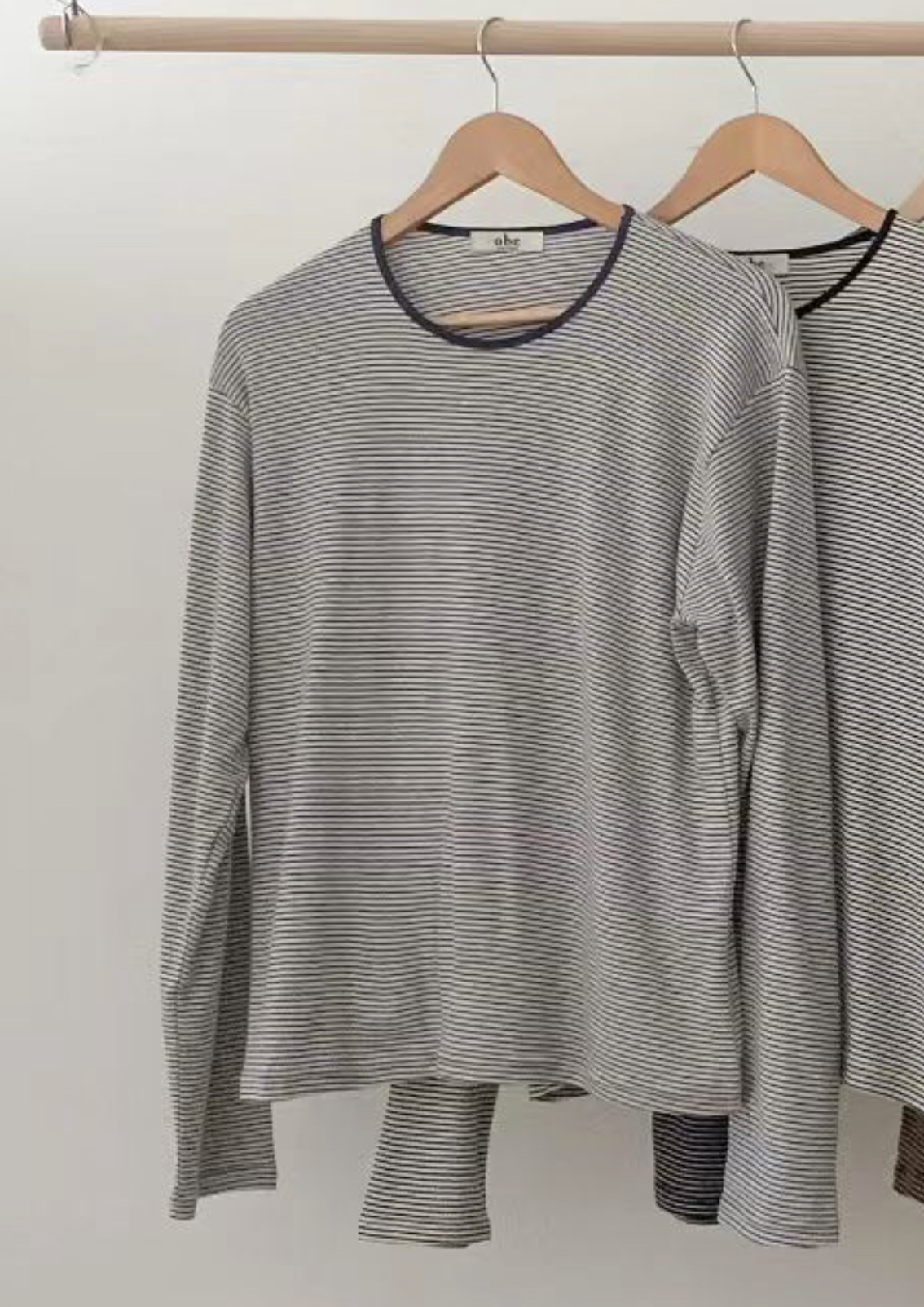 OBE東大門㊣代購女裝新品推薦25秋冬人氣真品休閑時尚長袖T恤OBE長袖T恤圖色1