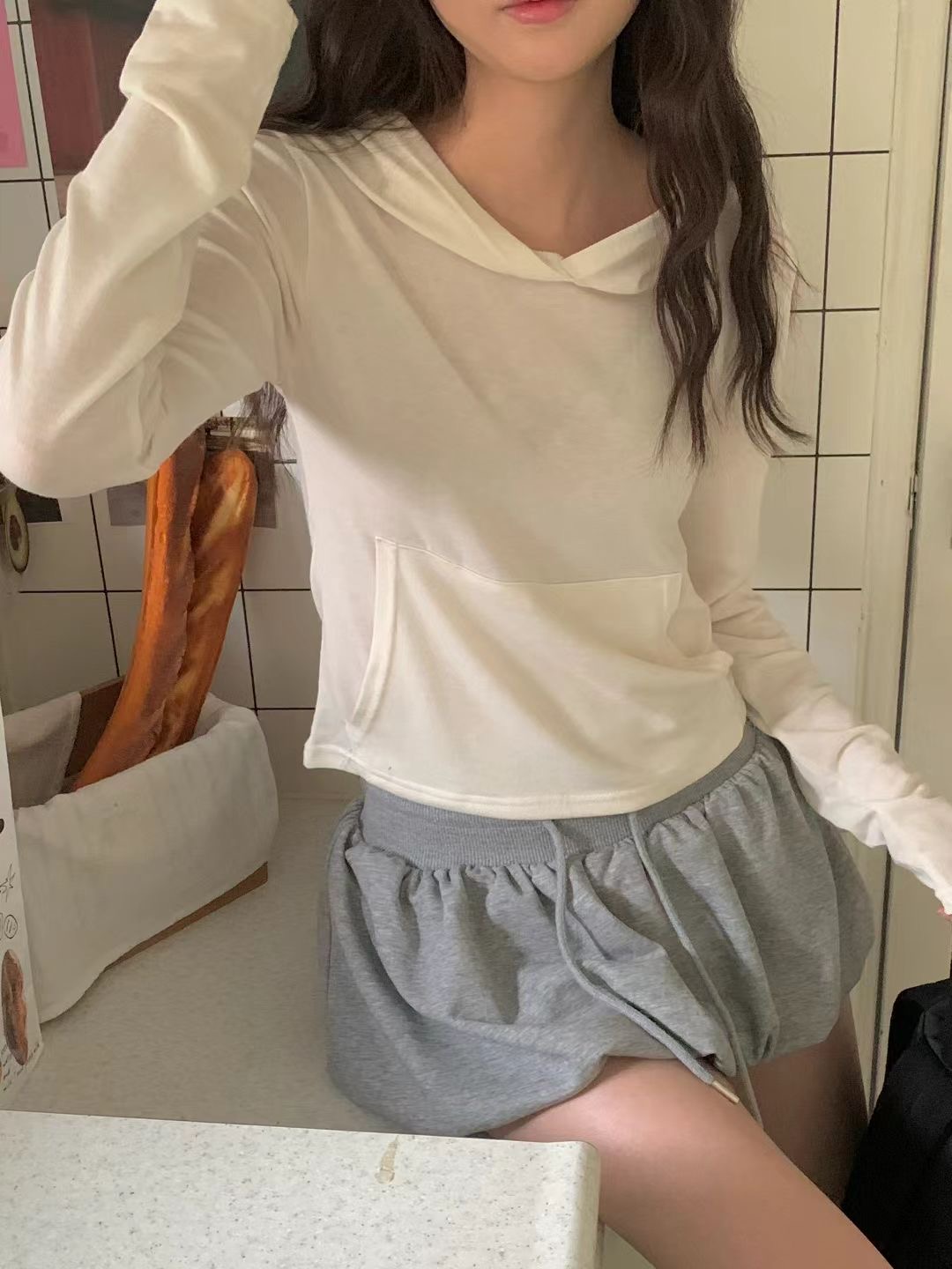 OBE東大門㊣實拍女士新品推薦熱賣休閑職業真品25秋冬長袖T恤OBE長袖T恤