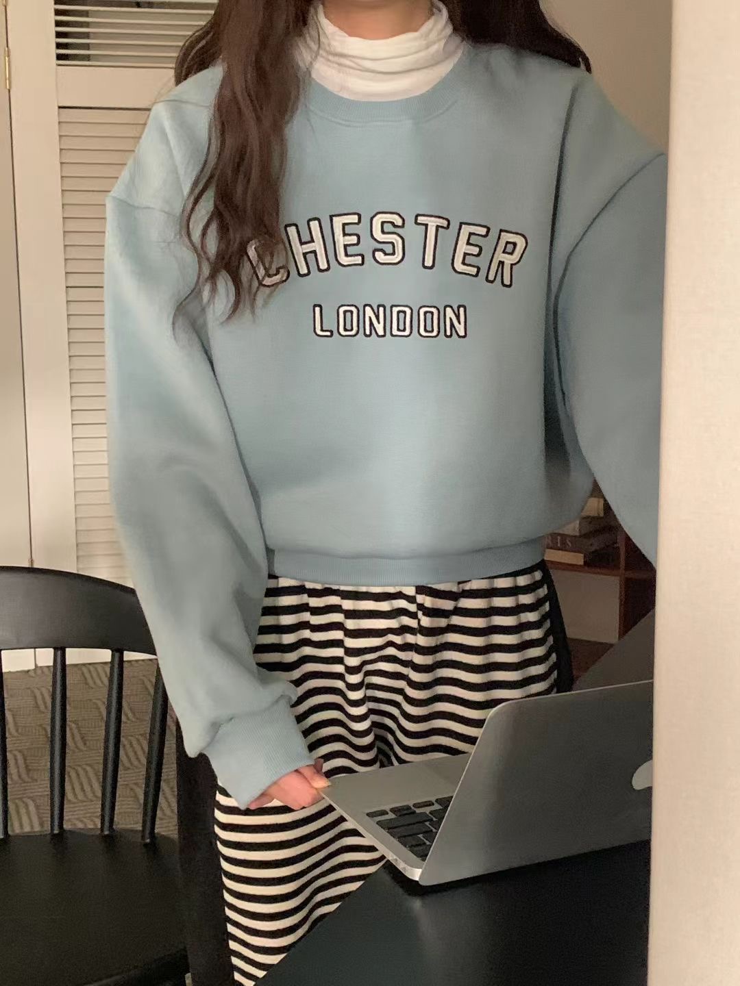 OBE東大門㊣直郵女士新款25秋冬人氣職業真品時尚推薦休閑衛衣OBE衛衣