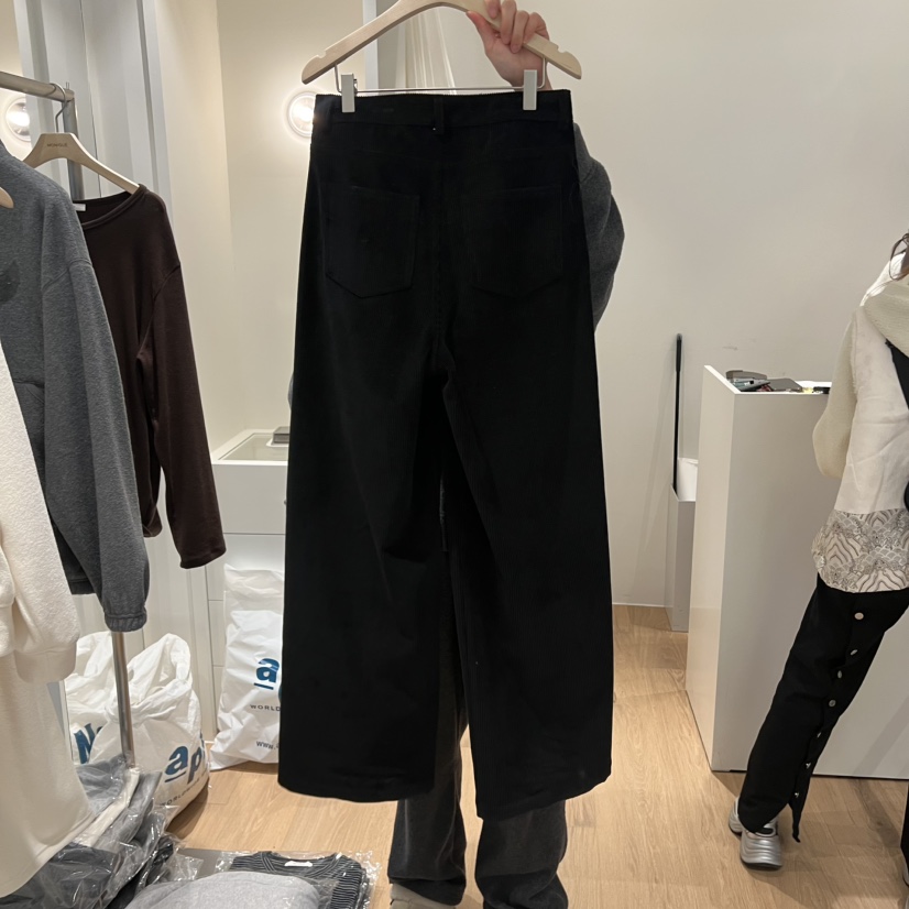 MONIQUE韓國直郵㊣女裝新品人氣25秋冬職業熱賣休閑褲燈芯絨MONIQUE休閑褲