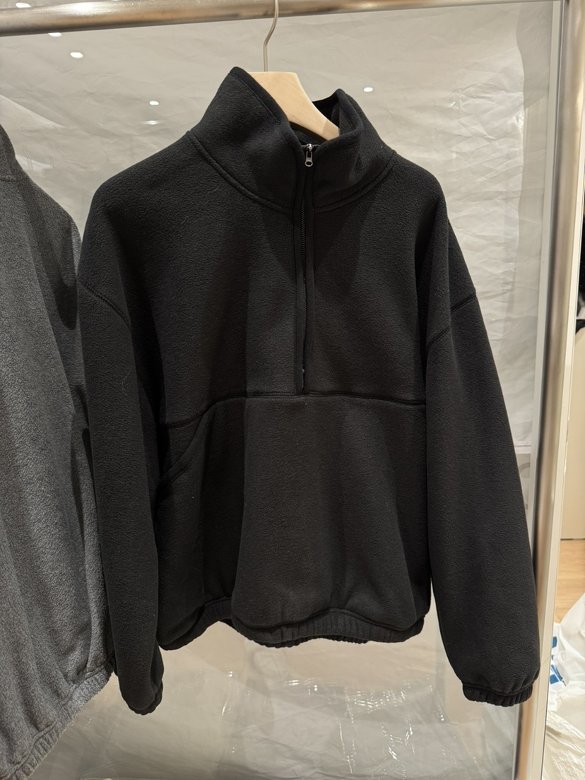 MONIQUE東大門㊣直郵女士新款職業時尚25秋冬人氣衛衣抓絨拉鏈MONIQUE衛衣圖色3