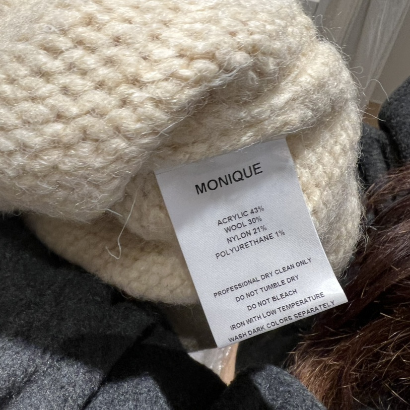 MONIQUE東大門㊣實拍女裝新品25秋冬人氣休閑推薦針織衫寬松MONIQUE針織衫