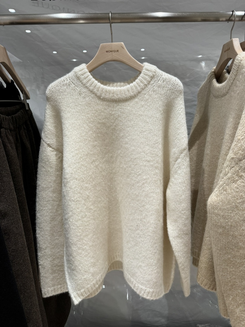 MONIQUE東大門㊣實拍女裝新品25秋冬人氣休閑推薦針織衫寬松MONIQUE針織衫圖色1