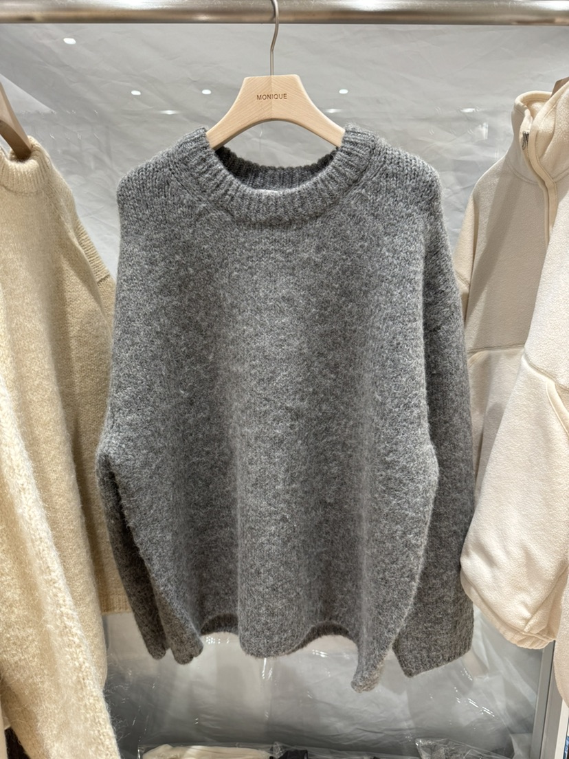 MONIQUE東大門㊣實拍女裝新品25秋冬人氣休閑推薦針織衫寬松MONIQUE針織衫圖色3