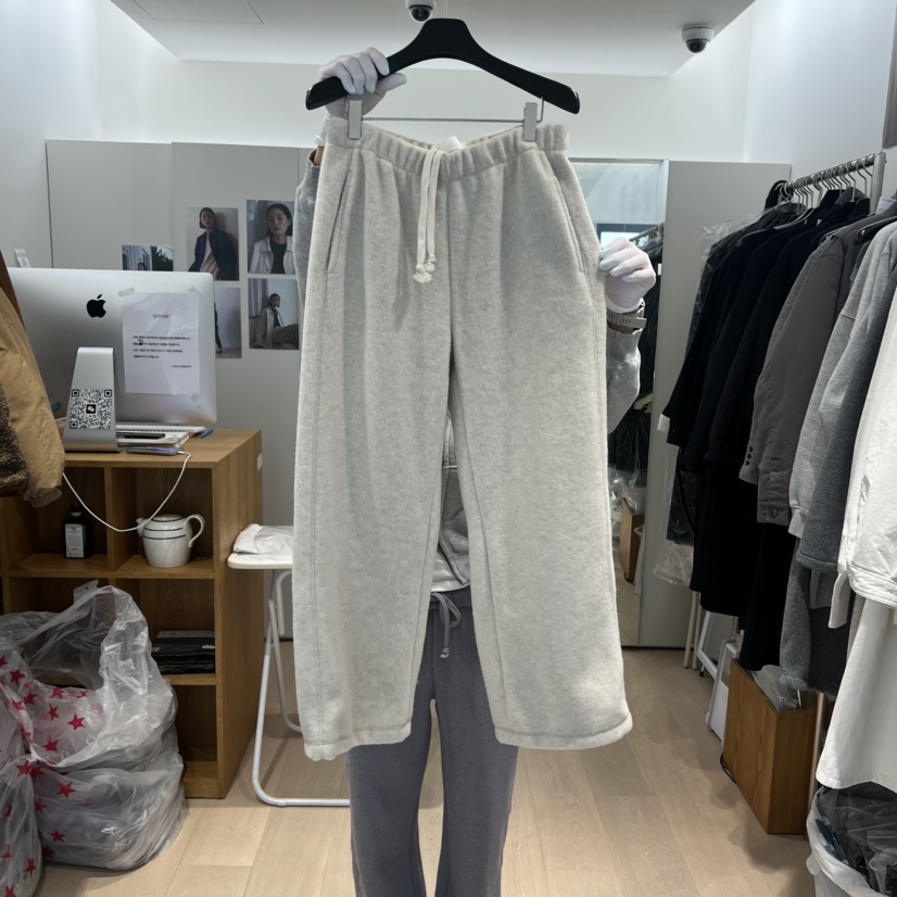 THE STARDUST韓國直郵㊣女裝新品人氣時尚熱賣推薦休閑褲羊毛THE STARDUST休閑褲圖色1