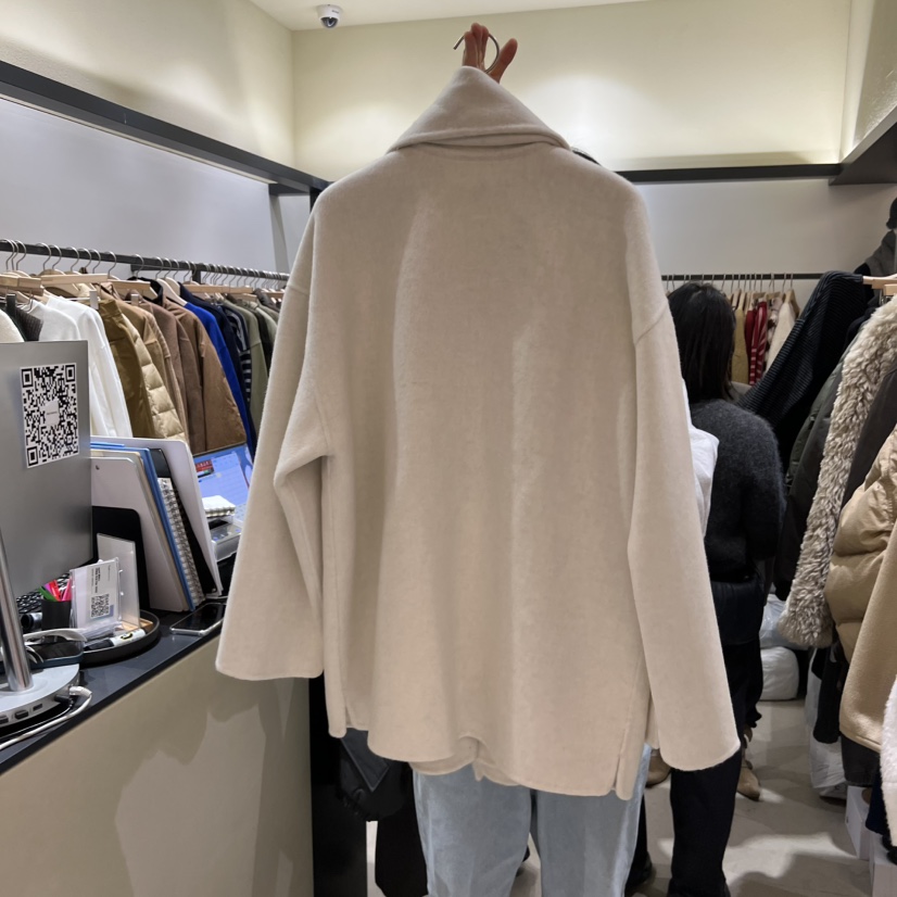 SELF SERVICE韓國直郵㊣女士新品熱賣人氣推薦真品短款大衣SELF SERVICE短款大衣