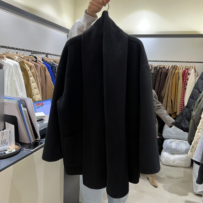 SELF SERVICE韓國直郵㊣女士新品熱賣人氣推薦真品短款大衣SELF SERVICE短款大衣圖色3