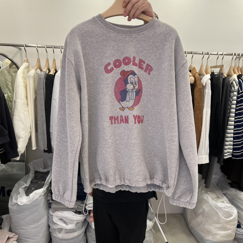 LELEN東大門㊣實拍女裝新款推薦職業休閑時尚25秋冬衛衣加絨LELEN衛衣圖色2