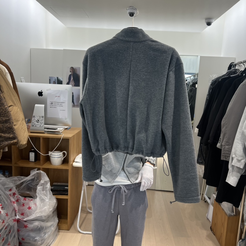 THE STARDUST韓國直郵㊣女裝新款時尚休閑夾克高領拉鏈衫保暖THE STARDUST夾克