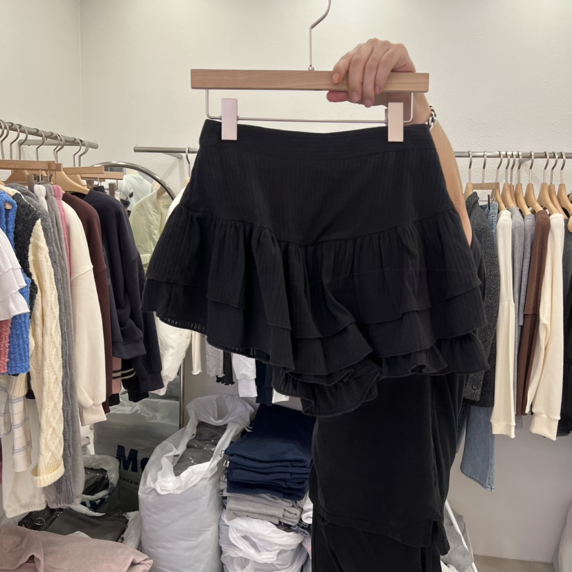 LELEN東大門㊣直郵女士新款職業真品熱賣25秋冬休閑推薦短裙LELEN短裙圖色2