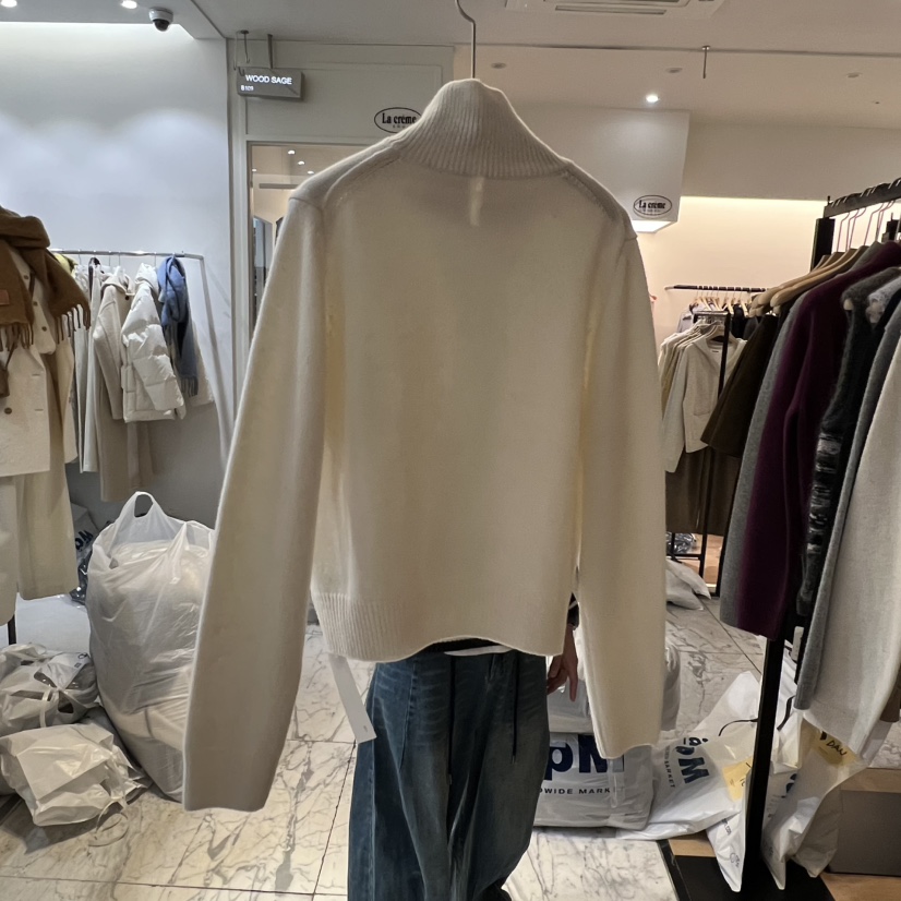 LA MAGIE FEMME韓國直郵㊣女裝新品熱賣時尚針織衫雙排扣Lamagie Femme針織衫