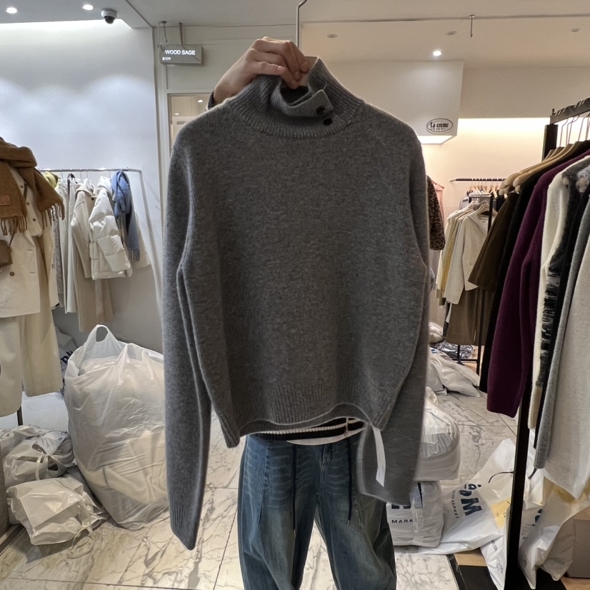 LA MAGIE FEMME韓國直郵㊣女裝新品熱賣時尚針織衫雙排扣Lamagie Femme針織衫圖色3