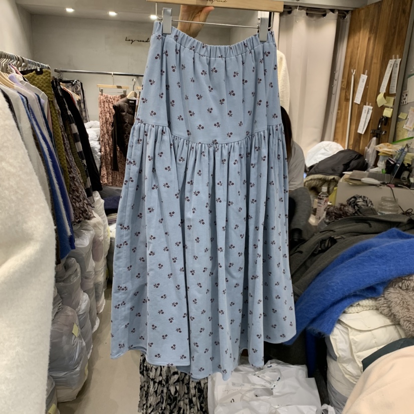 LOGROAD東大門㊣代購女裝新品25秋冬職業時尚休閑真品推薦長裙LOG ROAD長裙圖色1