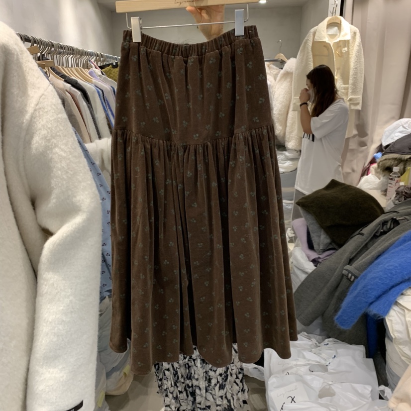 LOGROAD東大門㊣代購女裝新品25秋冬職業時尚休閑真品推薦長裙LOG ROAD長裙圖色2