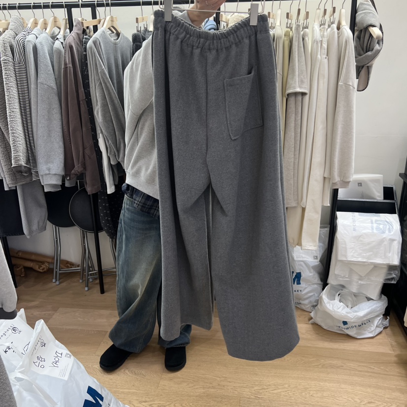 SPAGHETTI韓國代購㊣女士新款真品職業休閑時尚推薦休閑褲羊毛spaghetti休閑褲