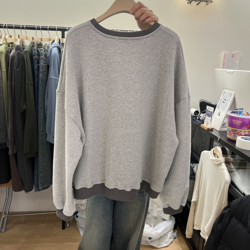 SPAGHETTI韓國直郵㊣女裝新款熱賣人氣推薦休閑時尚衛衣加絨spaghetti衛衣