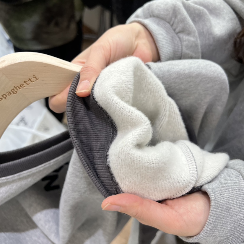 SPAGHETTI韓國直郵㊣女裝新款熱賣人氣推薦休閑時尚衛衣加絨spaghetti衛衣