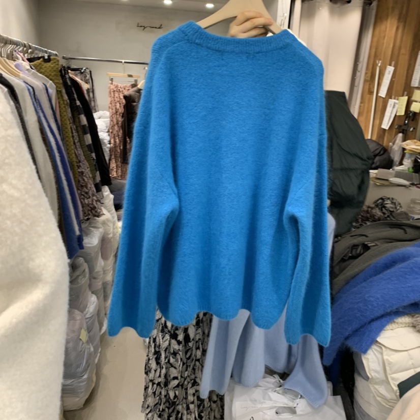 LOGROAD東大門㊣實拍女裝新款時尚推薦真品休閑25秋冬針織衫LOG ROAD針織衫