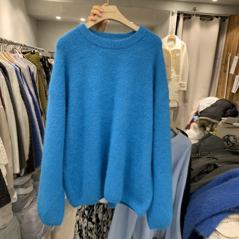 LOGROAD東大門㊣實拍女裝新款時尚推薦真品休閑25秋冬針織衫LOG ROAD針織衫圖色1