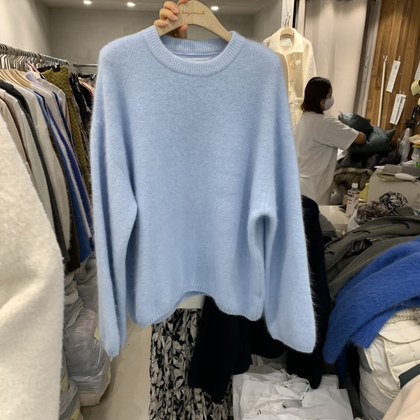 LOGROAD東大門㊣實拍女裝新款時尚推薦真品休閑25秋冬針織衫LOG ROAD針織衫圖色2