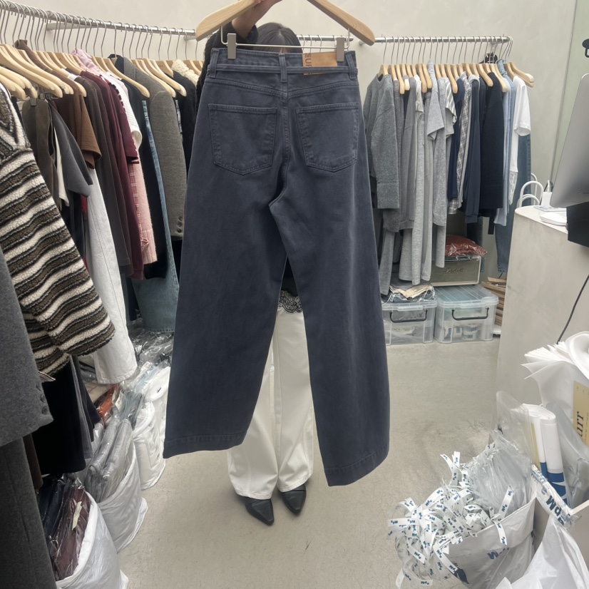 MURR東大門㊣代購女裝新品真品職業25秋冬推薦人氣休閑牛仔褲MURR牛仔褲