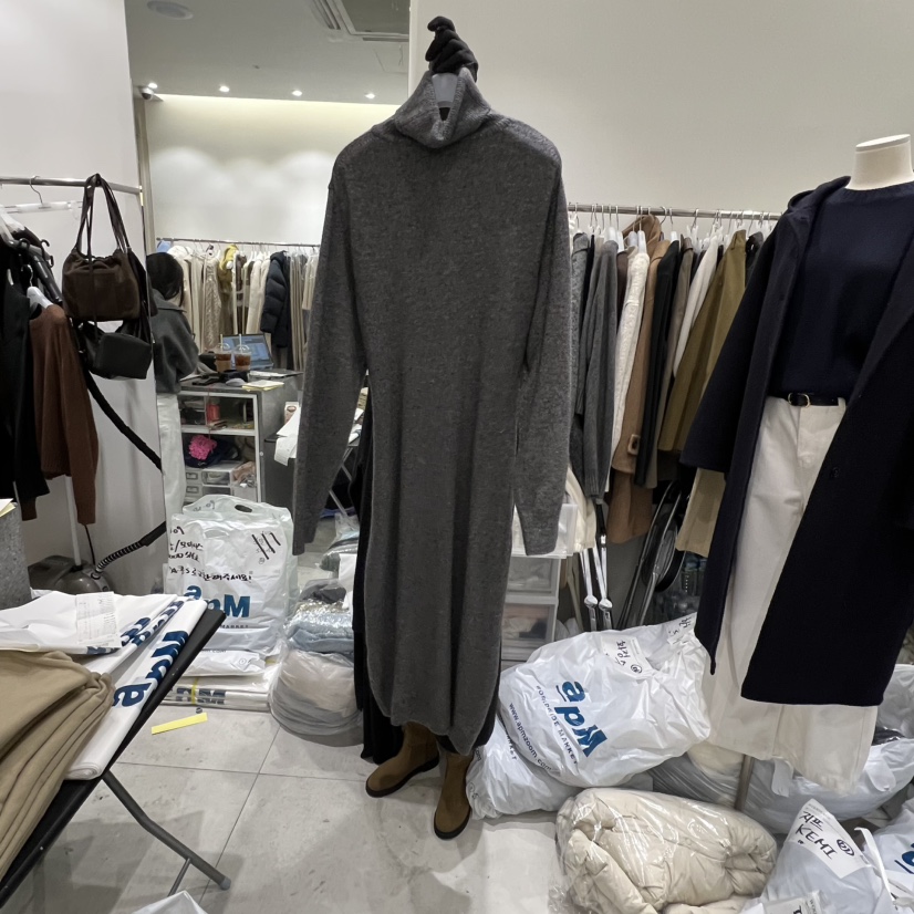 WOOD SAGE韓國代購㊣女裝新款25秋冬推薦職業休閑人氣連衣裙WOOD SAGE連衣裙