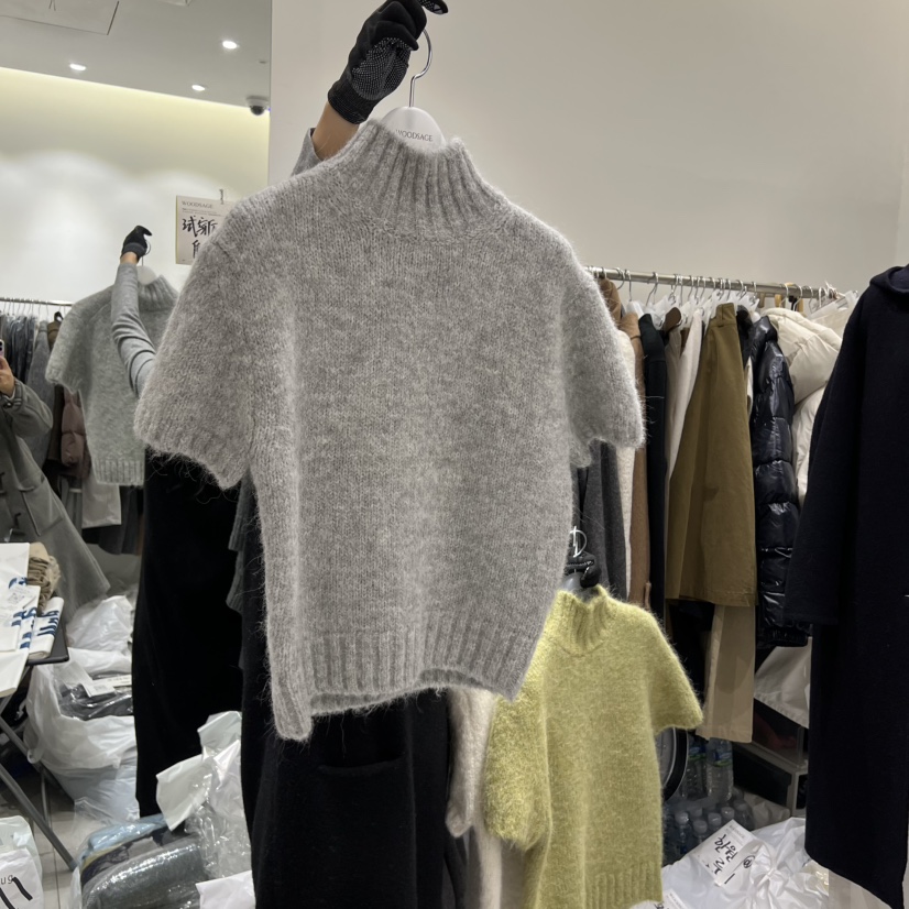 WOOD SAGE韓國直郵㊣女裝新款熱賣職業休閑真品人氣時尚毛衣WOOD SAGE毛衣圖色2