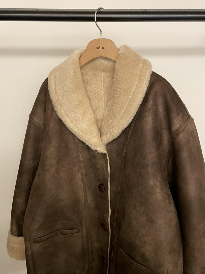 BOLD-A東大門㊣代購女士新品推薦人氣真品熱賣時尚中長款大衣RE BOLD中長款大衣