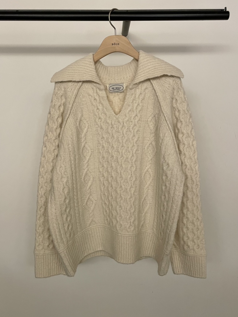 BOLD-A韓國代購㊣女士新款休閑職業人氣25秋冬真品推薦針織衫RE BOLD針織衫圖色1