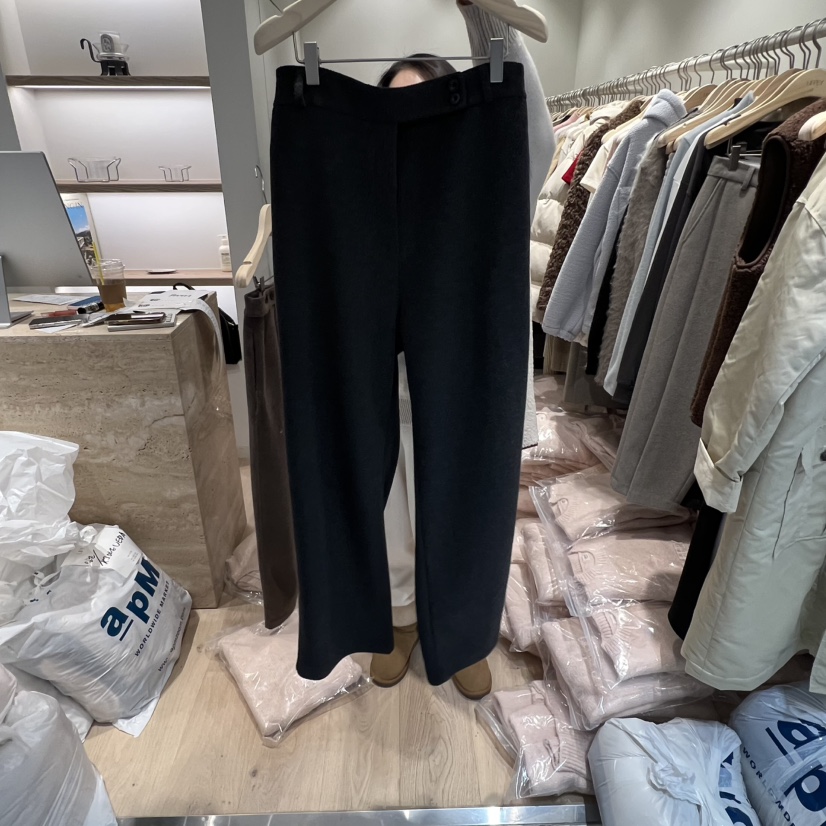 LIFFEY韓國直郵㊣女士新款推薦人氣25秋冬熱賣職業休閑褲羊毛LIFFEY休閑褲