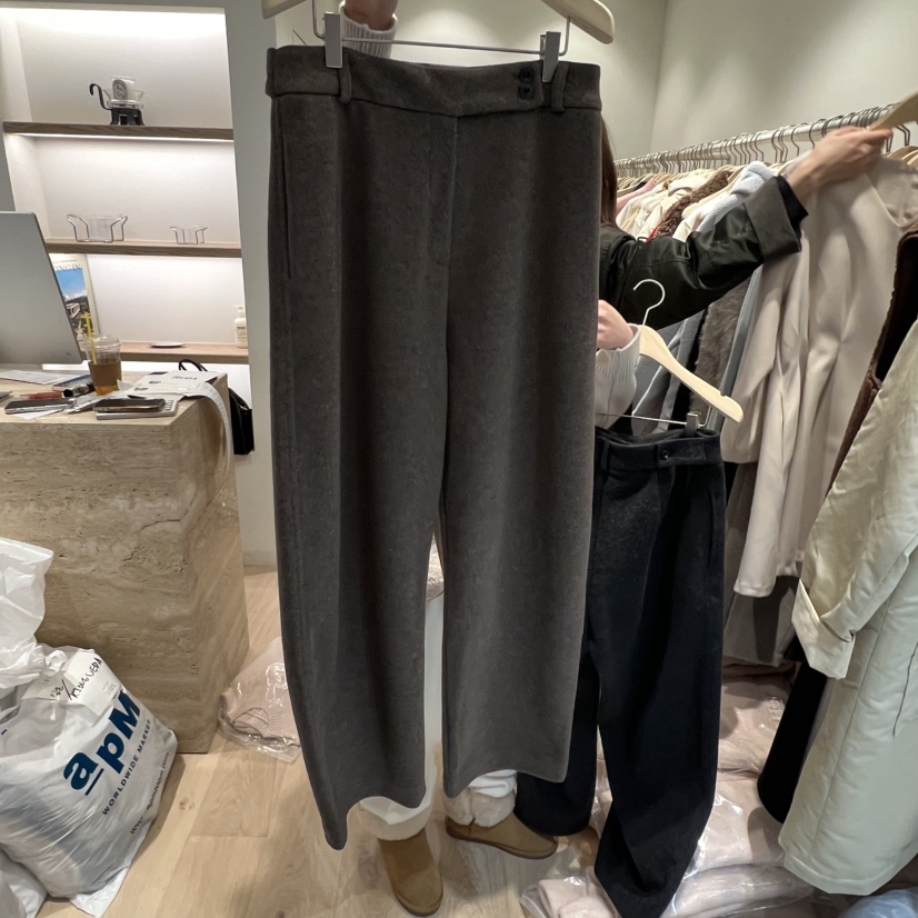 LIFFEY韓國直郵㊣女士新款推薦人氣25秋冬熱賣職業休閑褲羊毛LIFFEY休閑褲圖色1