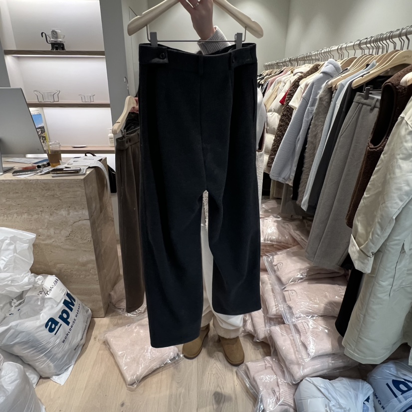 LIFFEY韓國直郵㊣女士新款推薦人氣25秋冬熱賣職業休閑褲羊毛LIFFEY休閑褲圖色2