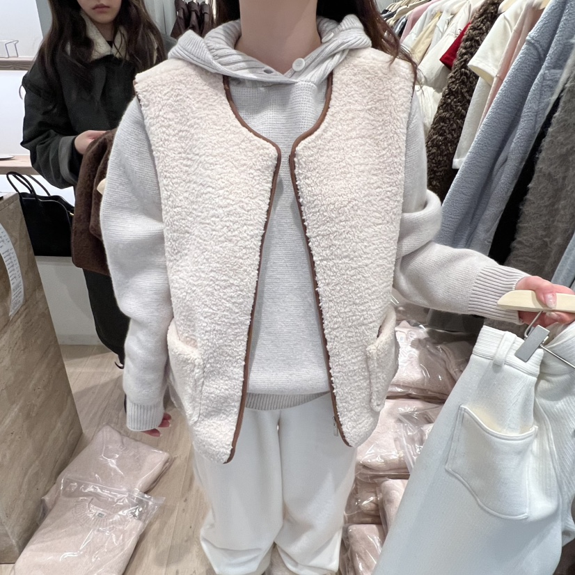 LIFFEY東大門㊣實拍女士新款人氣真品職業25秋冬休閑時尚馬甲LIFFEY馬甲圖色2