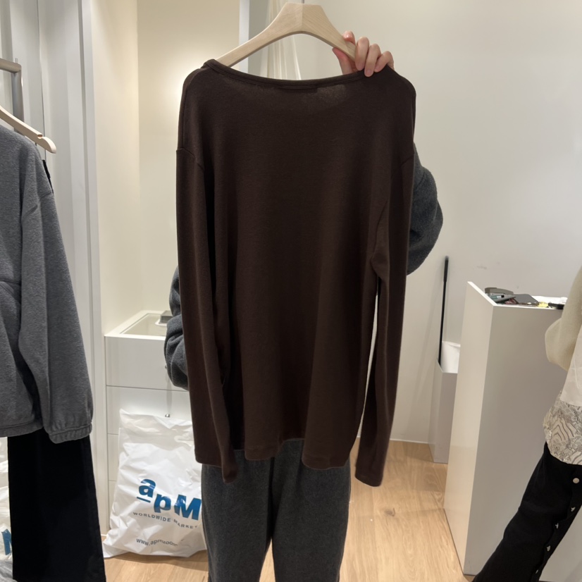 MONIQUE東大門㊣實拍女士新款職業熱賣休閑真品時尚長袖T恤MONIQUE長袖T恤